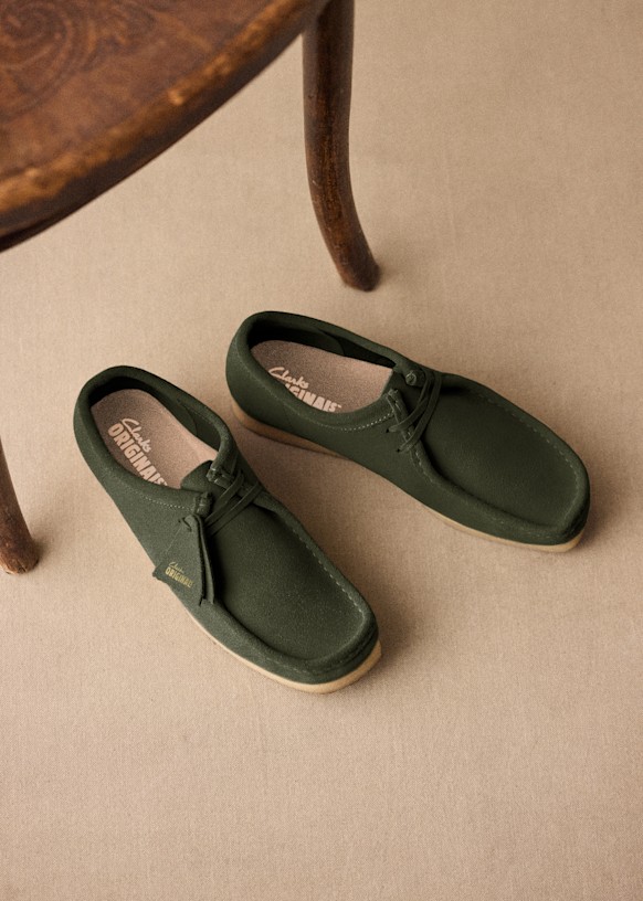 Clarks - Wallabee Loafers - Black suede - Leather - Sézane