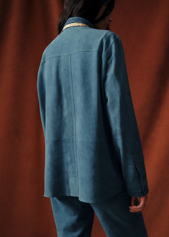 Will ジャケット - Sézane x Baziszt - ヴィンテージブルー