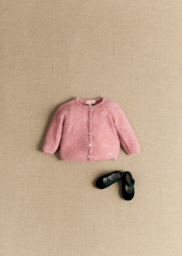 Gaspard Cardigan - Rosewood - Super kid mohair - Sézane