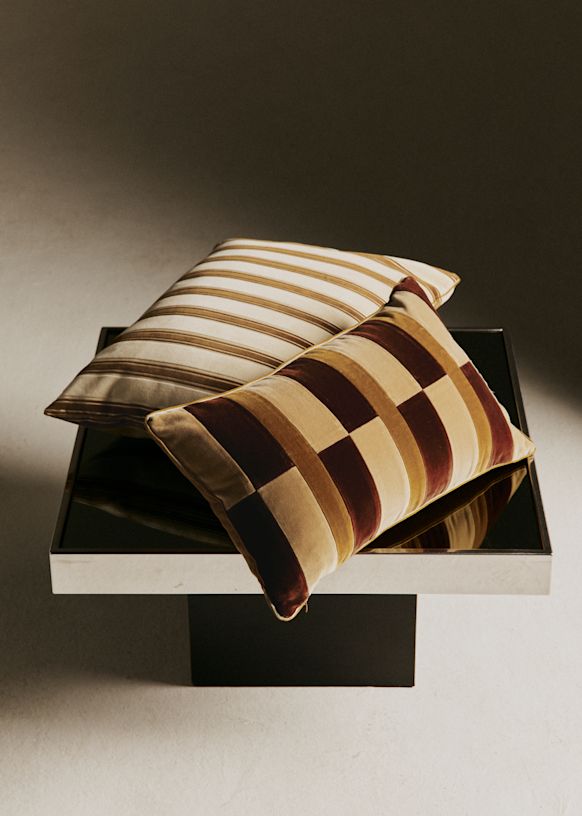 Cushion Velvet Patchwork - Small model