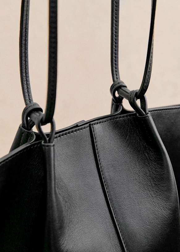 Romie バッグ - スムースブラック - Sézane