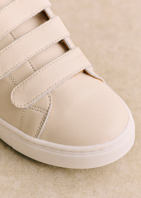 Jack Sneakers - Smooth Ecru - Bovine leather - Sézane