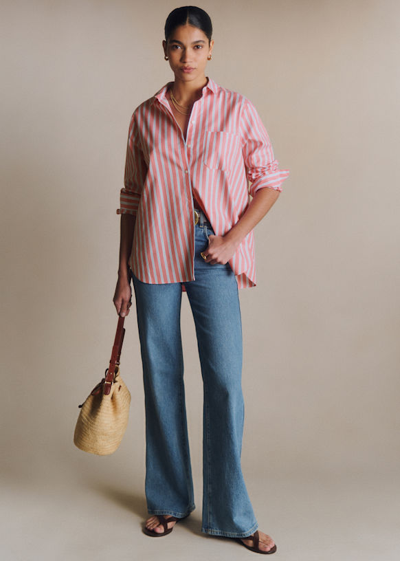 Max Shirt - Summer Stripes - Organic cotton - organic textile - Sézane