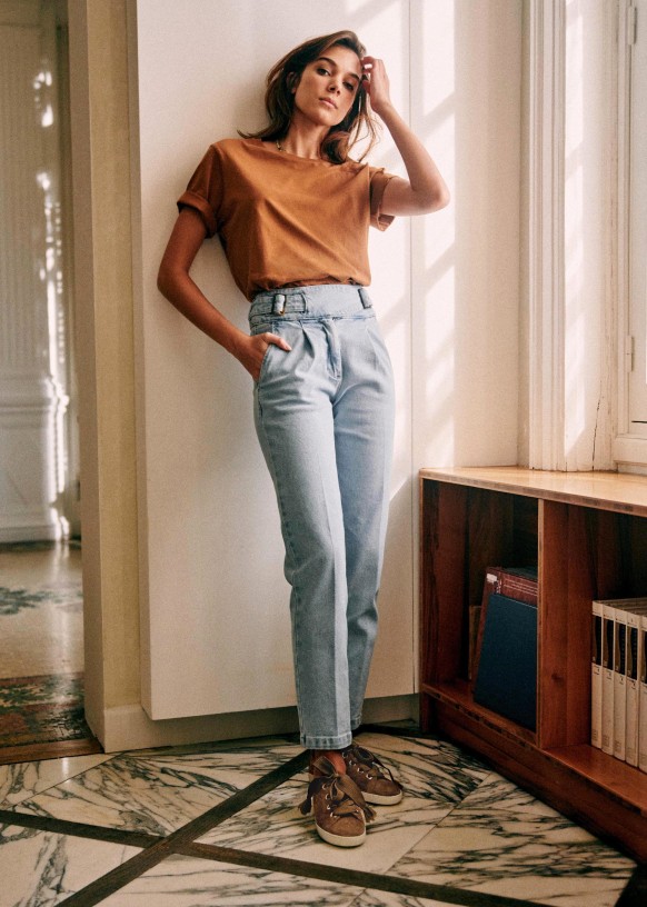 Sezane jack oeillets clearance