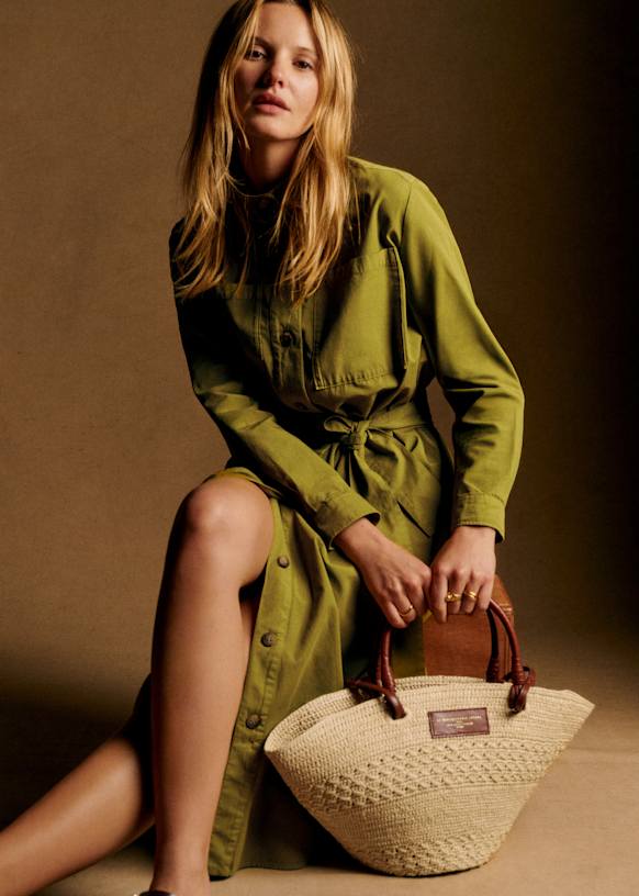 Navi Dress - Olive Green