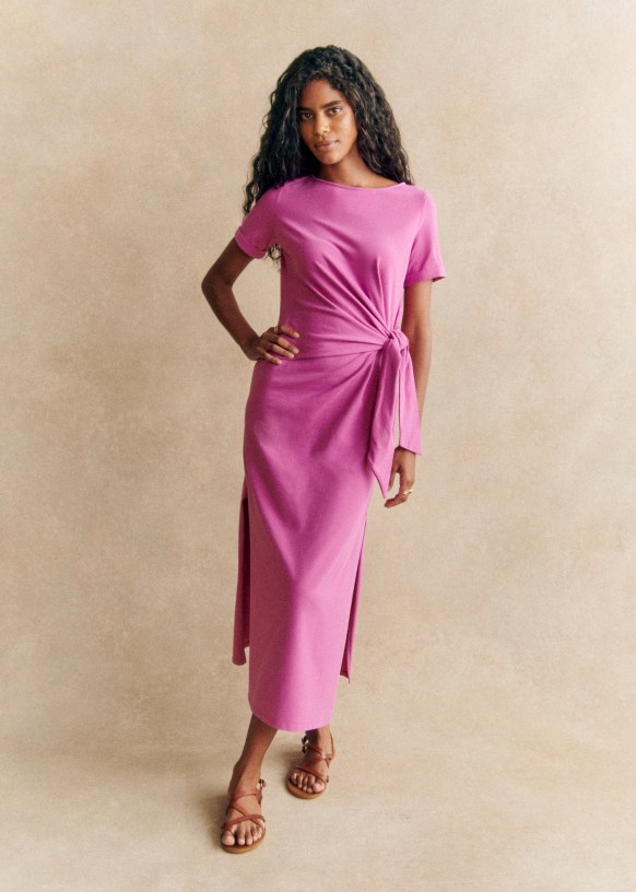 Sezane pink dress shop