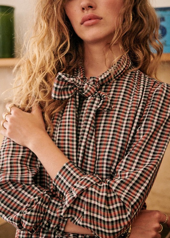 Selena Dress Blooming Printed Viscose Sezane