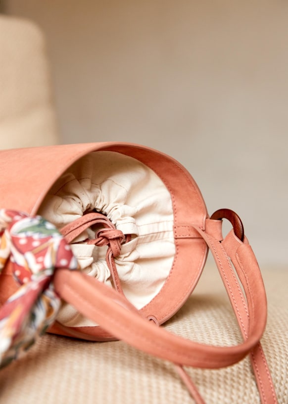 Mona Bag Blush Bovine leather Octobre Éditions