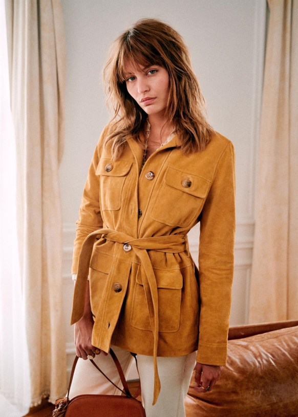 Veste cuir sezane 2025