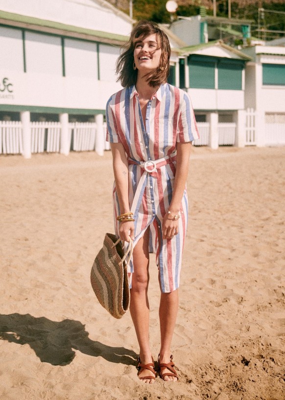Lexia dress - Maxi Stripes Blue