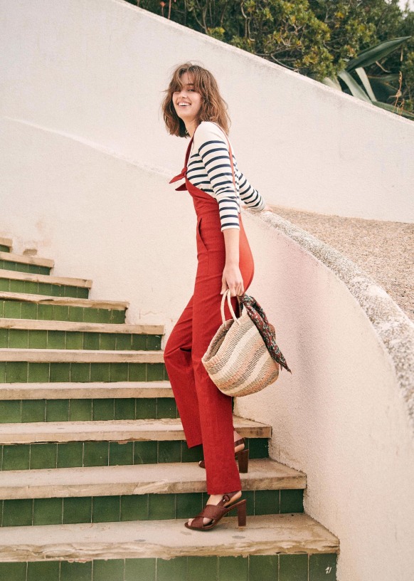 Sezane rosalie overalls