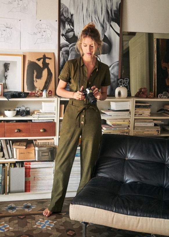 Sezane margaux jumpsuit Sale