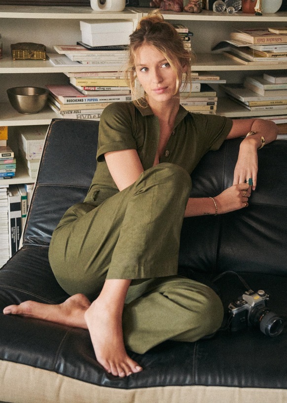 Sezane margaux jumpsuit Sale