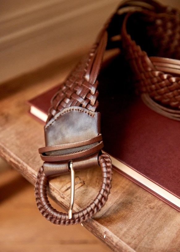 Jacques Belt - Natural Heritage Braided Leather - Bovine leather - Sézane