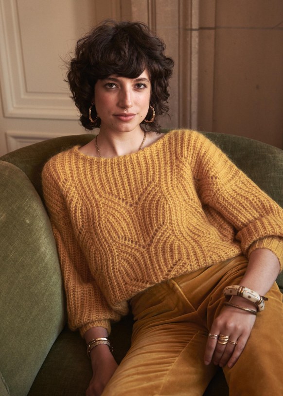 Simone jumper. - Mustard - Polyamide 