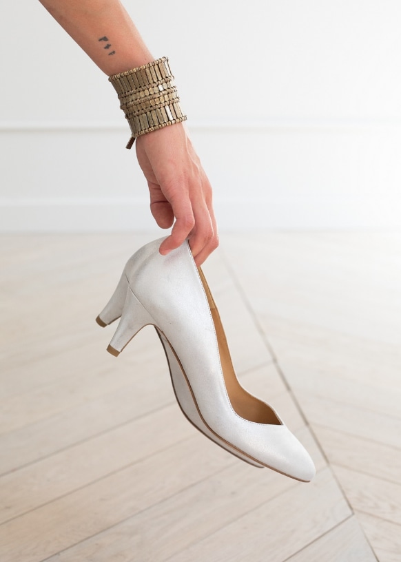escarpin sezane doré