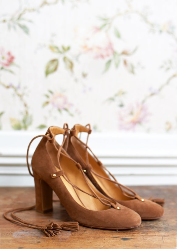 Maddy High Heels Hazelnut Goat Leather S zane