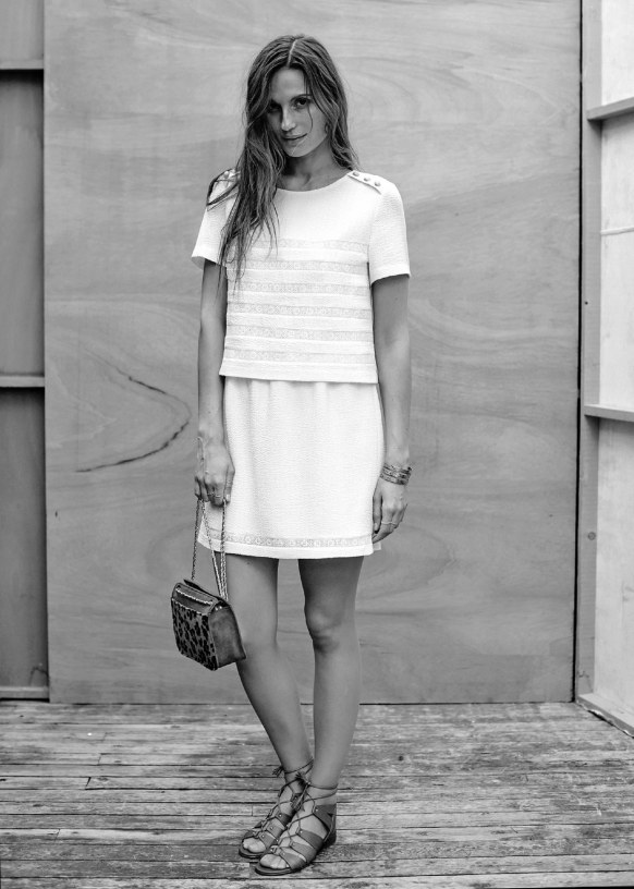 24SS◆SEZANE◆OANELLE ショートドレス コットンリネン ベージュ 24SS◇SEZANE◇OANELLE ショートドレス コットンリネン ベージュ
