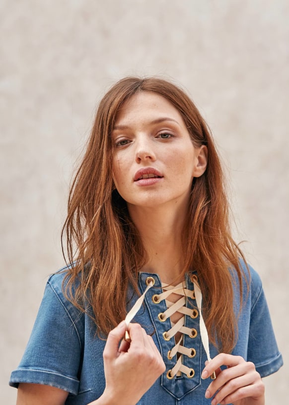 Robe jean sezane clearance