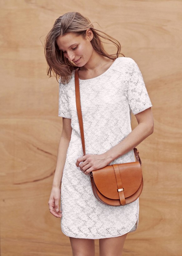 Daria Dress Ecru Viscose Sezane