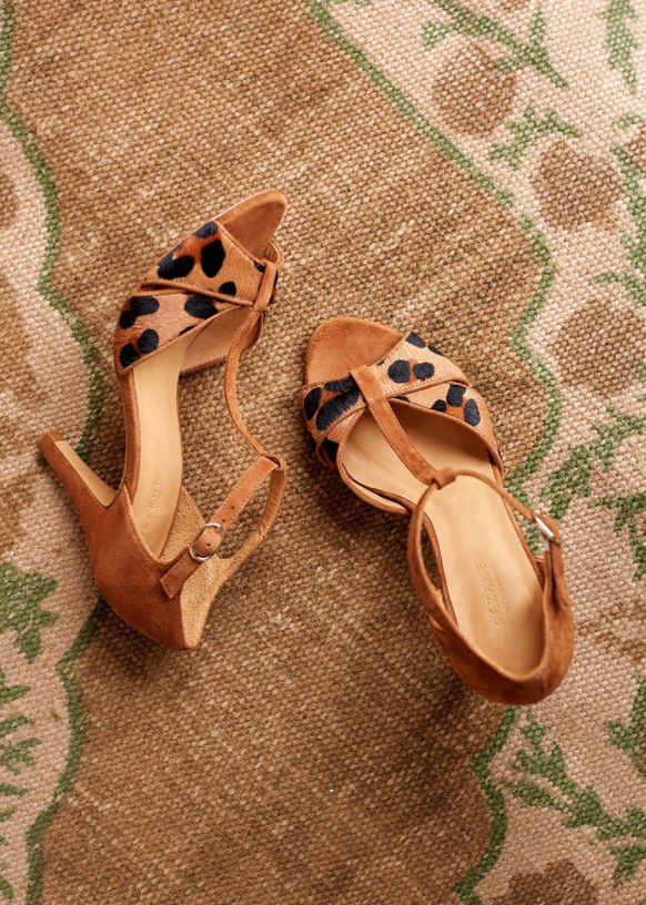 Sandale a talon leopard new arrivals