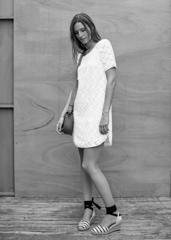 Daria Dress Ecru Viscose Sezane