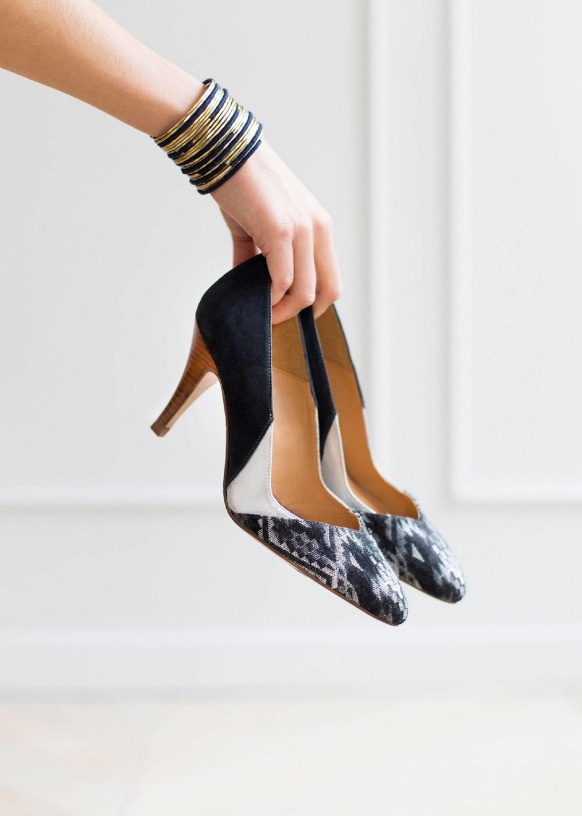 Escarpins shop leopard sezane