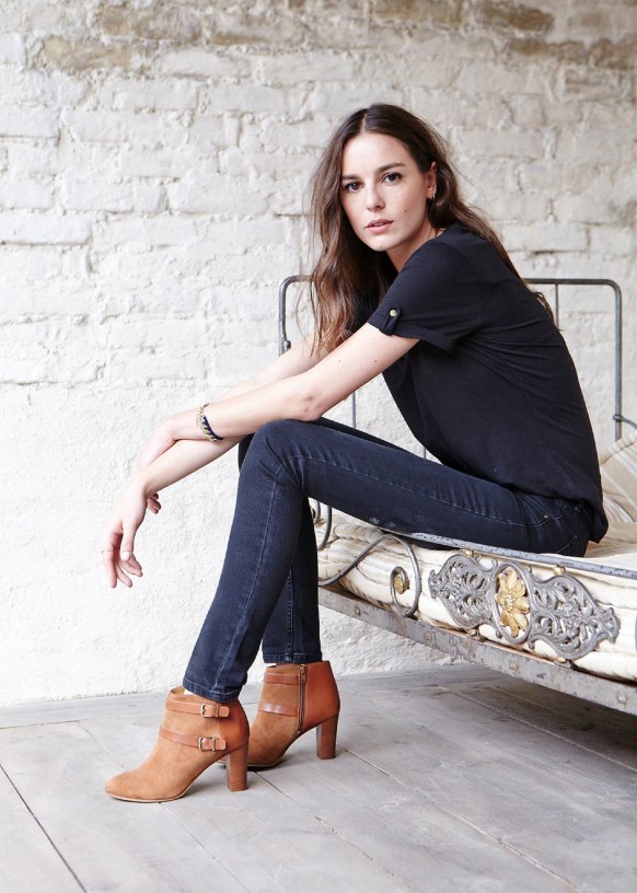 Bottines sezane camel hotsell