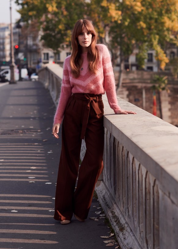 Arthur Trousers - Mocha - Wool - Sézane