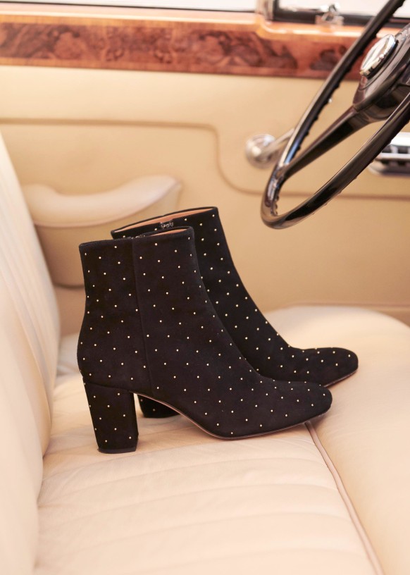 bottines lea dorees sezane
