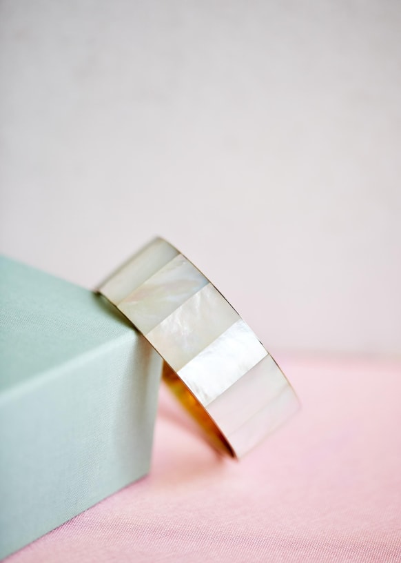 Bracelet Coeur nacré en argent 925 de la collection Love Elsa Lee Paris