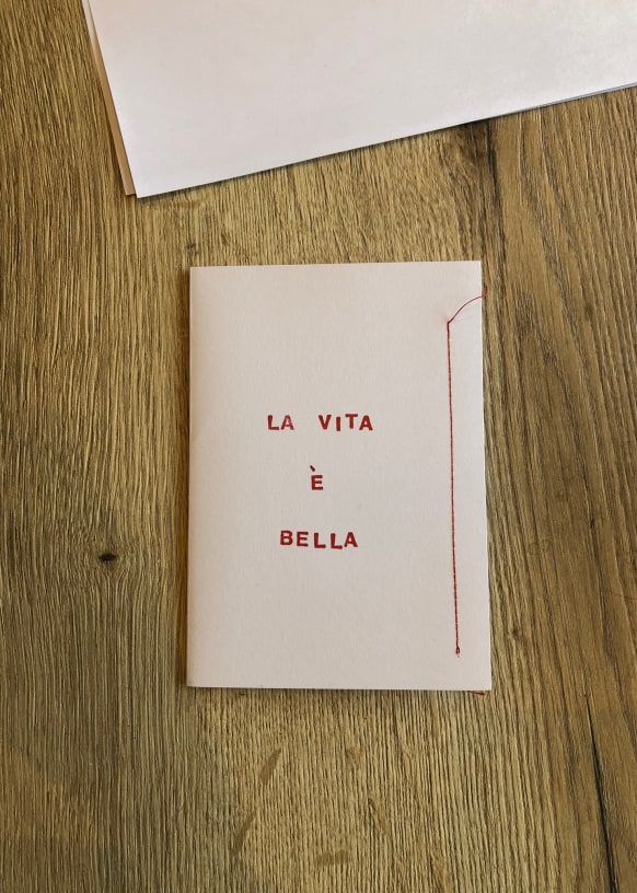 Bacteria angle material Carte et enveloppe La Vita e bella - BIUTIFUL - White - Sézane