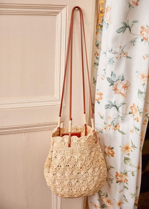 Sac raphia sezane on sale