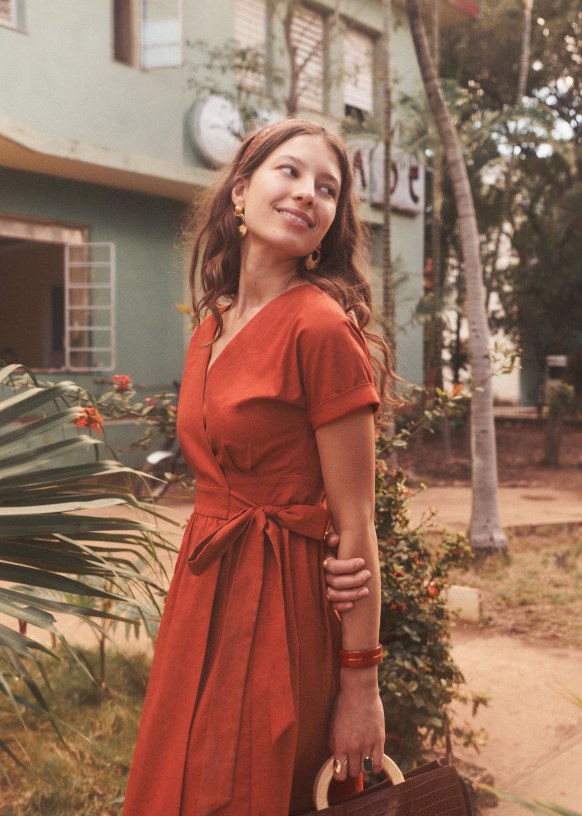 Sezane marielle dress store