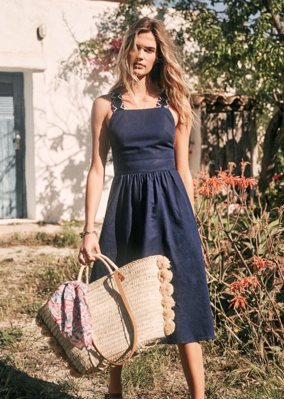 Robe fanette sezane top