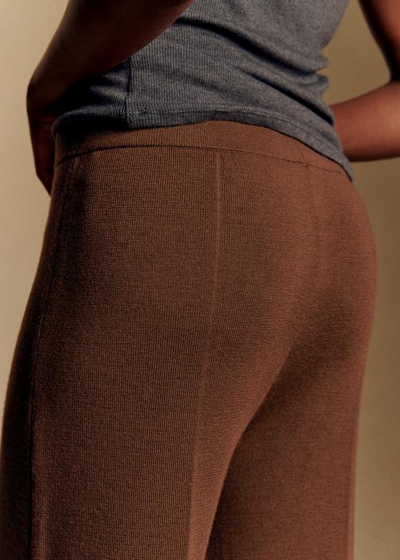Matthew Trousers - Perfect Green - Merino Wool - Sézane