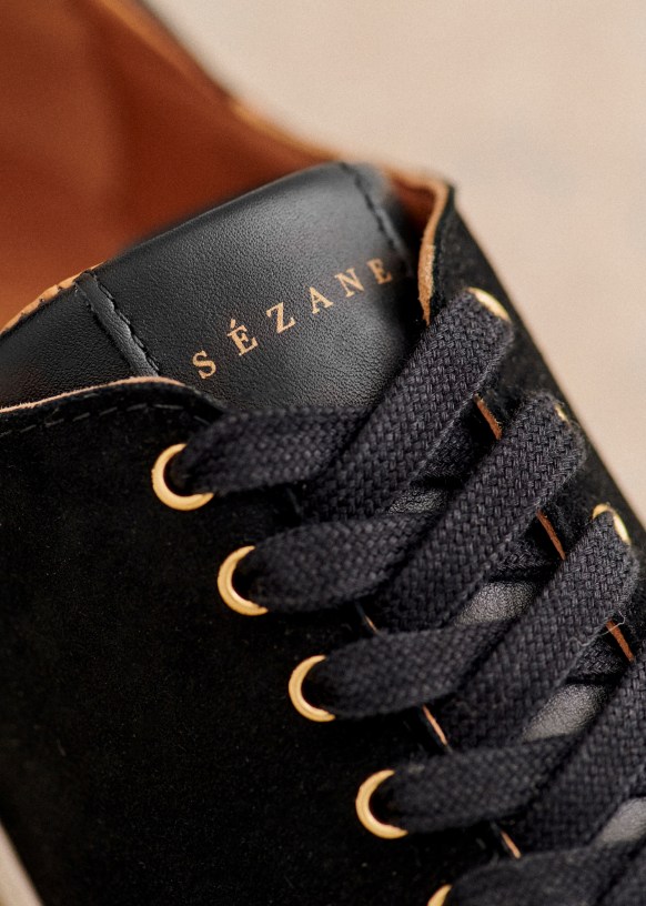 Jack Trainers - Smooth Ecru - Smooth cowhide leather - Sézane