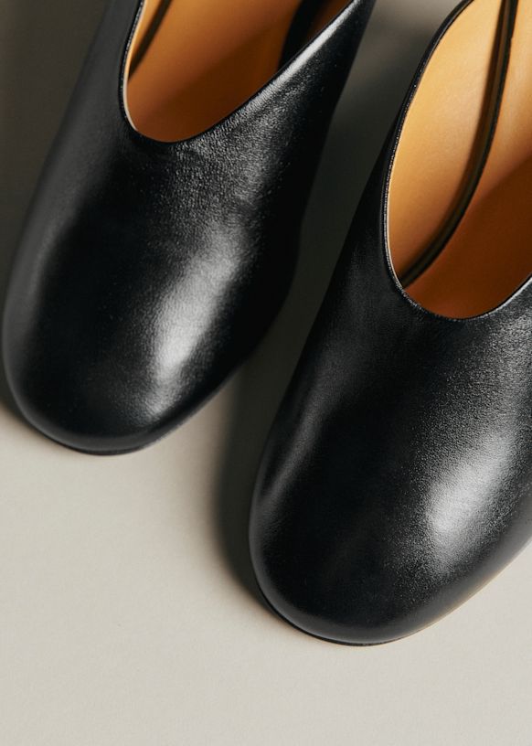 High Olivia Mules - Mocha - Goat Leather - Sézane