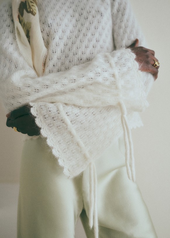 Wanda Sweater - Ecru - Kid mohair - Sézane