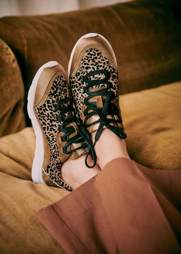 basket sezane leopard