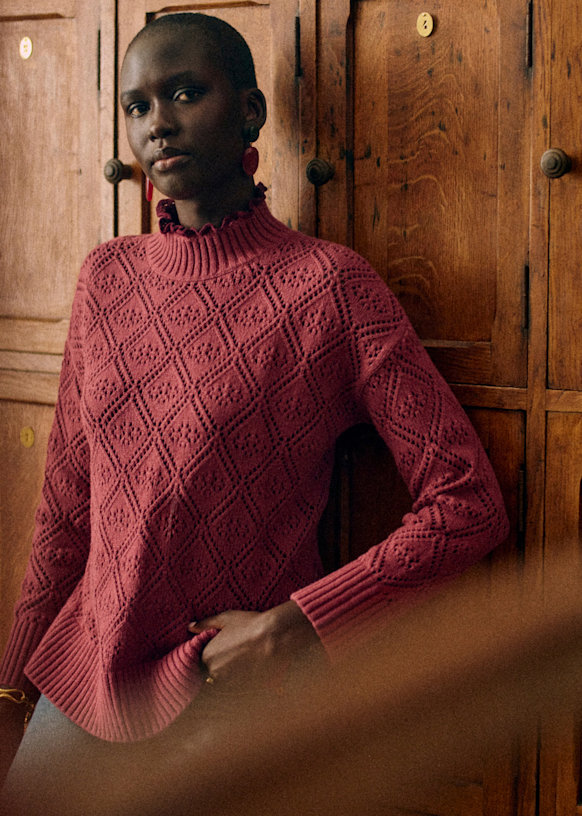 Pull rose foncé new arrivals