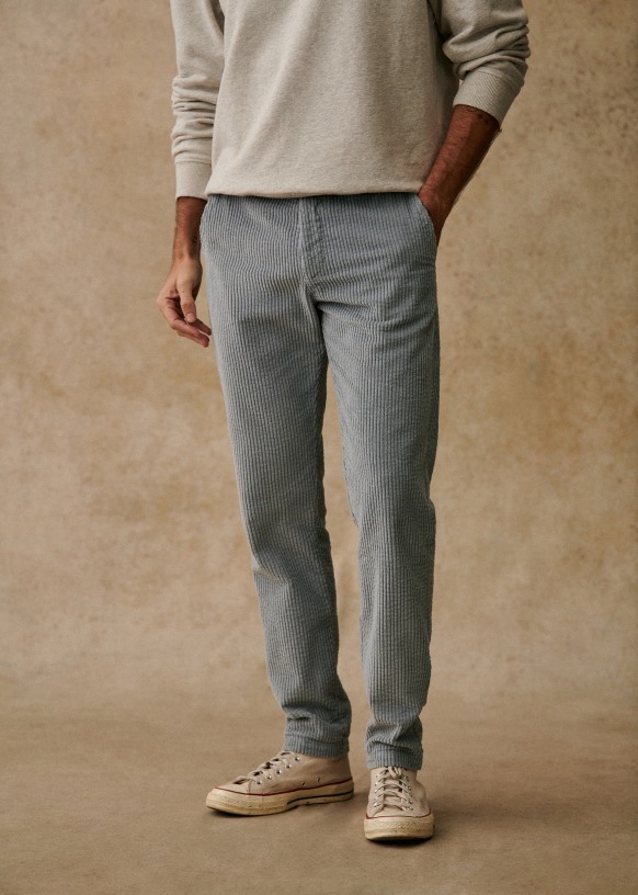 Reformation gray velvet pants Free... - Depop