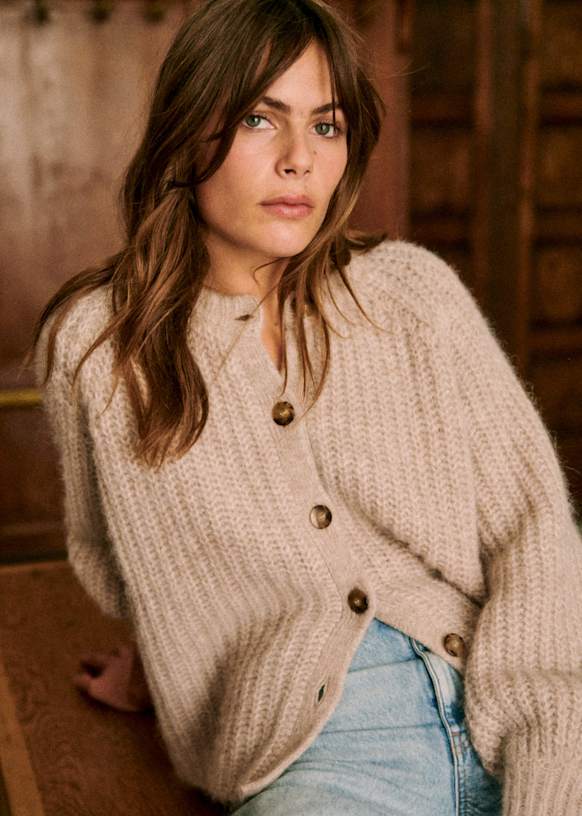Izel Cardigan Grey Chine main image 1