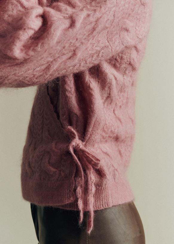 Odalie セーター - 花びら - キッドモヘア - Sézane