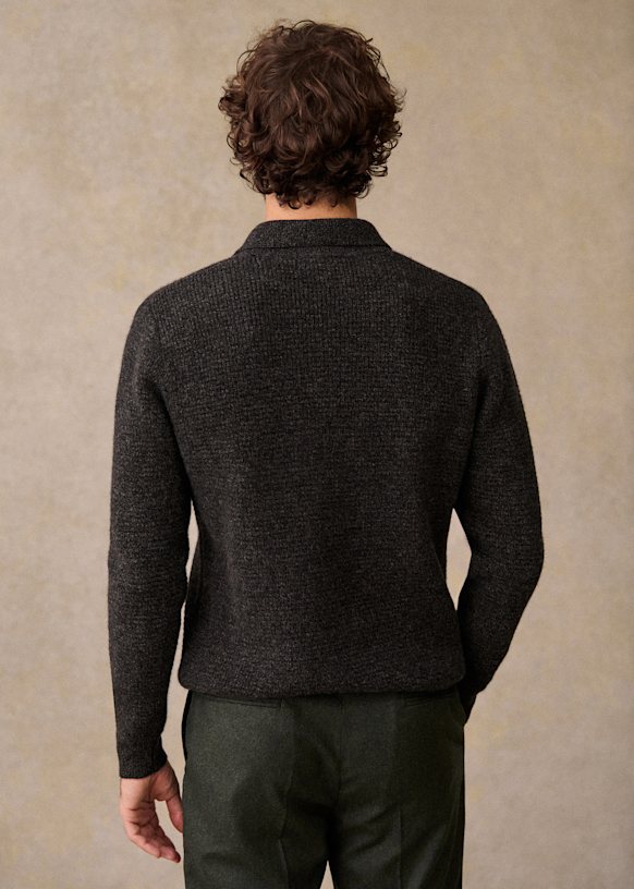 セーター Boldy チャコールグレー ウール Sézane