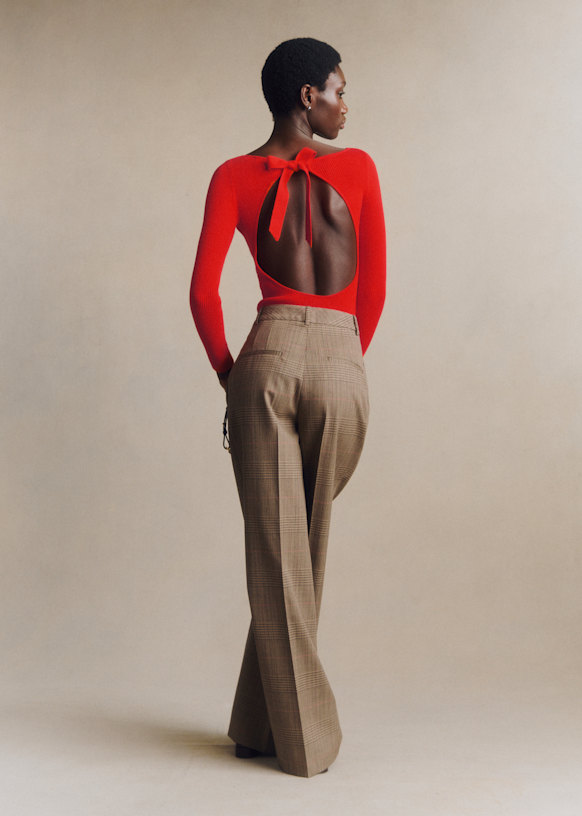 Eleonora Bodysuit - Black - Merino Wool - Sézane