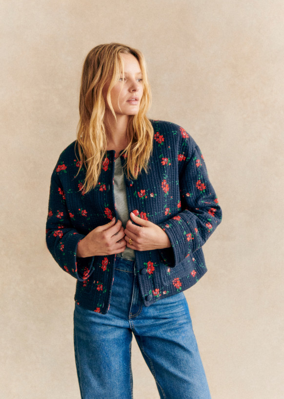 Will Jacket - Floral Jacquard - Sézane