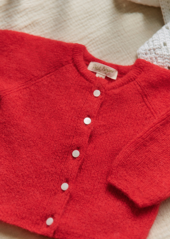 Gaspard Cardigan - Ecru - Super kid mohair - Sézane