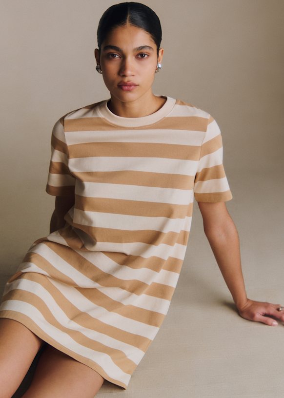 Selina Dress - Black - Organic cotton - organic textile - Sézane