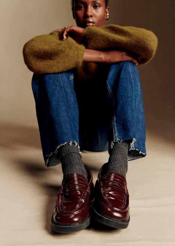 Adam Loafers - Icy purple - Bovine leather - Sézane